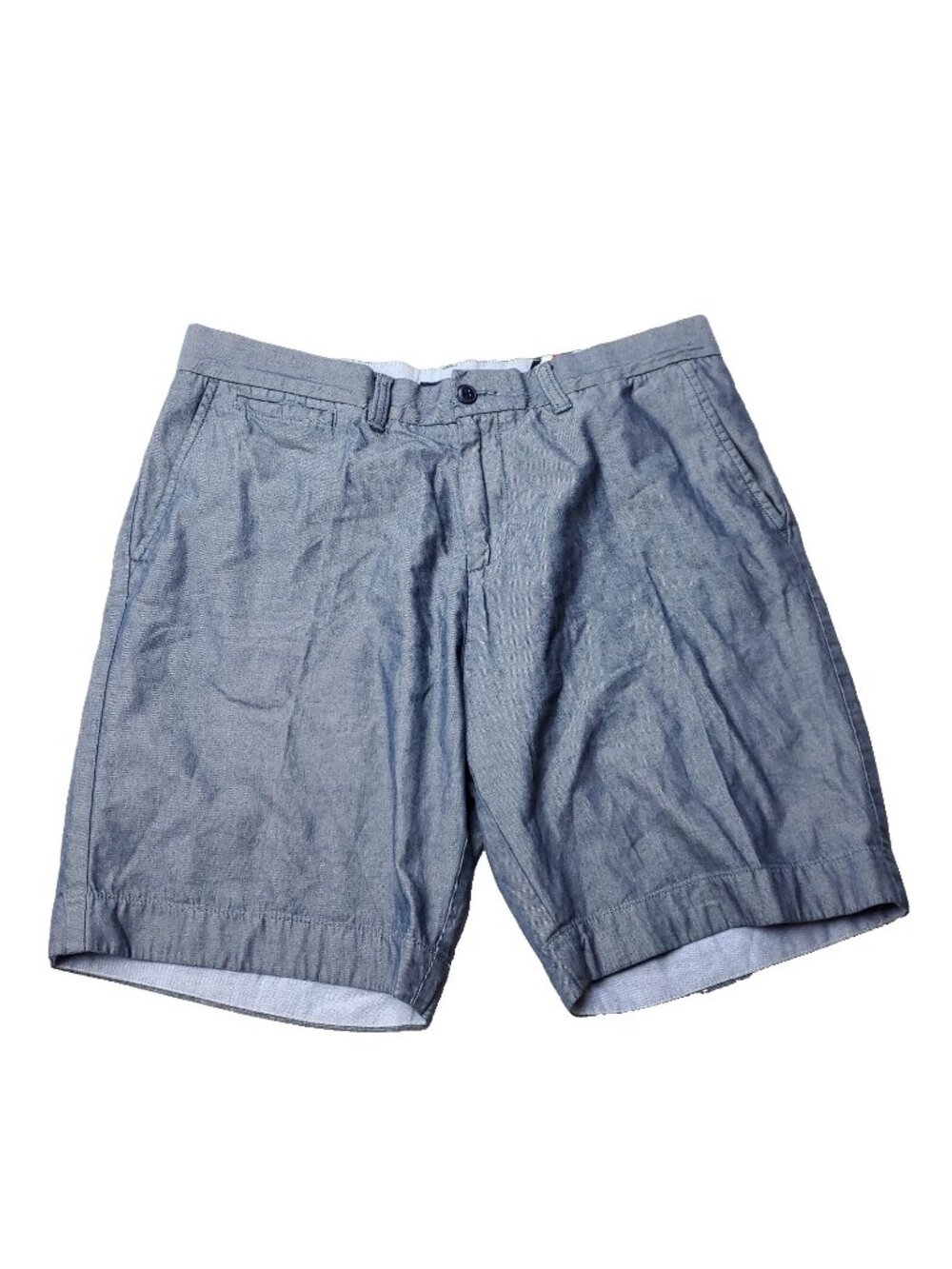 Tommy Hilfiger Shorts Mens Size 36   9'' Inseam Blue Gray Cotton Casual Adult